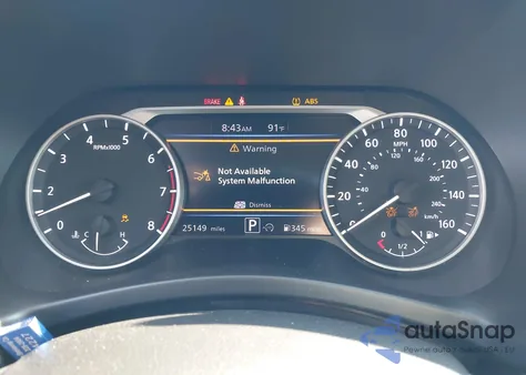 2025 Nissan Sentra Sv from USA, damaged, VIN 3N1AB8CV1SY237581